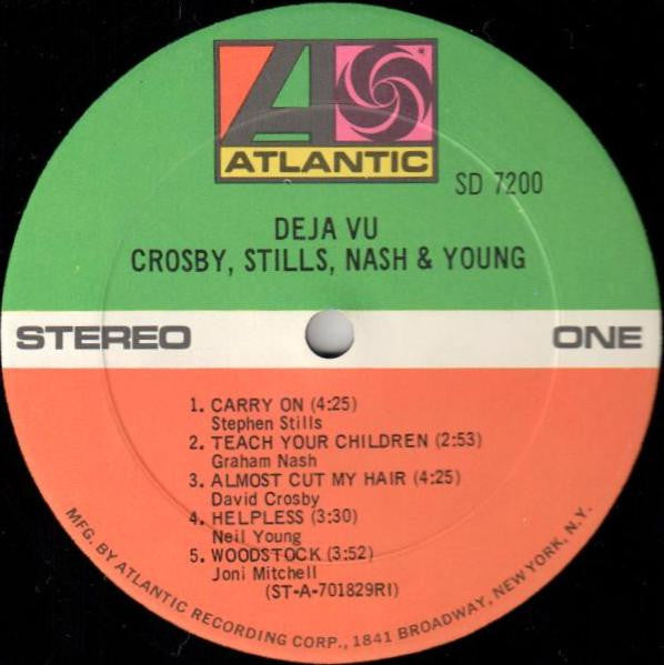 Crosby, Stills, Nash & Young : Déjà Vu (LP, Album, RE, Gat)