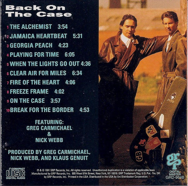 Acoustic Alchemy : Back On The Case (CD, Album)