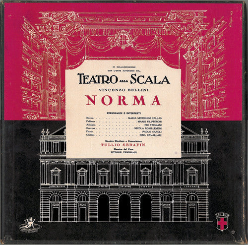 Vincenzo Bellini, Maria Callas, Mario Filippeschi, Ebe Stignani, Nicola Rossi-Lemeni, Paolo Caroli, Rina Cavallari, Tullio Serafin, Vittore Veneziani : Norma (3xLP, Album, Mono + Box)