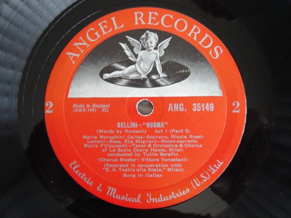 Vincenzo Bellini, Maria Callas, Mario Filippeschi, Ebe Stignani, Nicola Rossi-Lemeni, Paolo Caroli, Rina Cavallari, Tullio Serafin, Vittore Veneziani : Norma (3xLP, Album, Mono + Box)