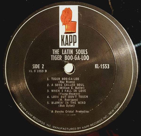 The Latin Souls (3) : Tiger Boo-Ga-Loo (LP, Album, Mono)