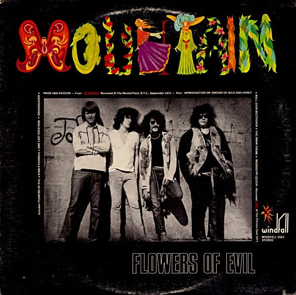 Mountain : Flowers Of Evil (LP, Album)