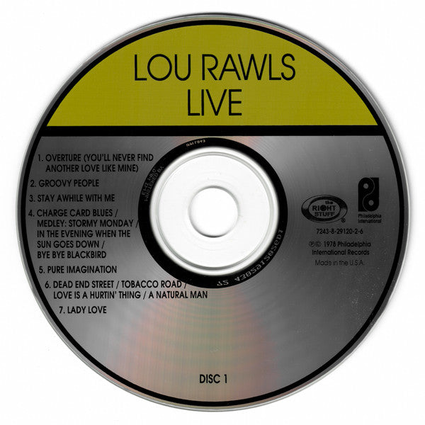 Lou Rawls : Live (2xCD, Album, RE)