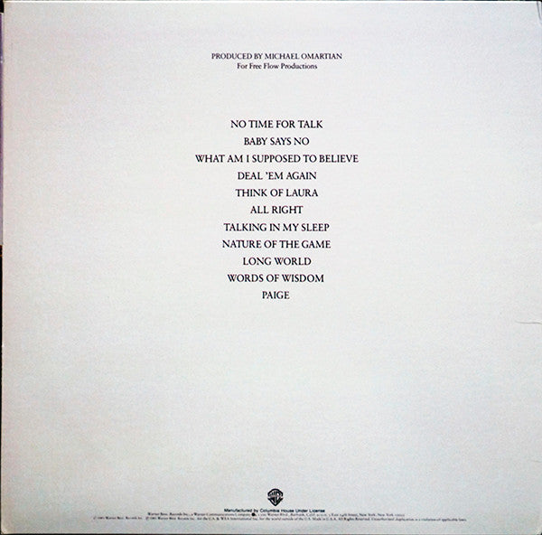 Christopher Cross : Another Page (LP, Album, Club, Car)