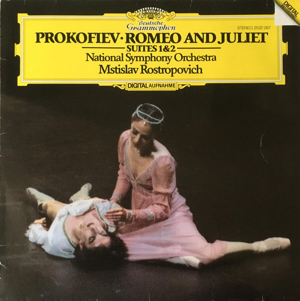 Prokofiev*, National Symphony Orchestra, Mstislav Rostropovich : Romeo And Juliet - Suites 1&2 (LP, Album)
