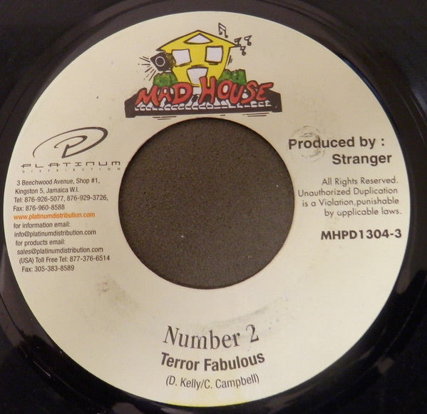 Terror Fabulous : Number 2 (7", RE)