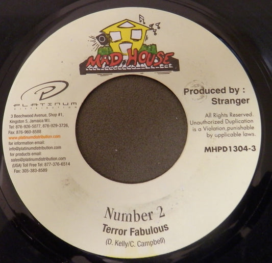 Terror Fabulous : Number 2 (7", RE)