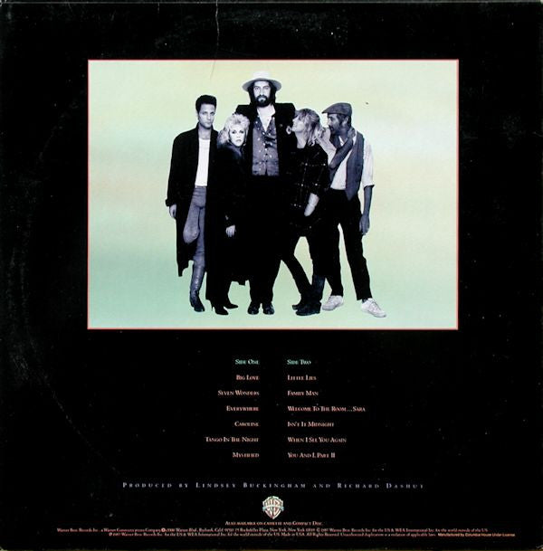 Fleetwood Mac : Tango In The Night (LP, Album, Club, Car)