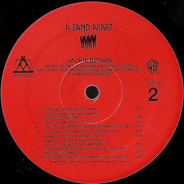 Various : Jackie Brown (Music From The Miramax Motion Picture) (LP, Album, Comp)