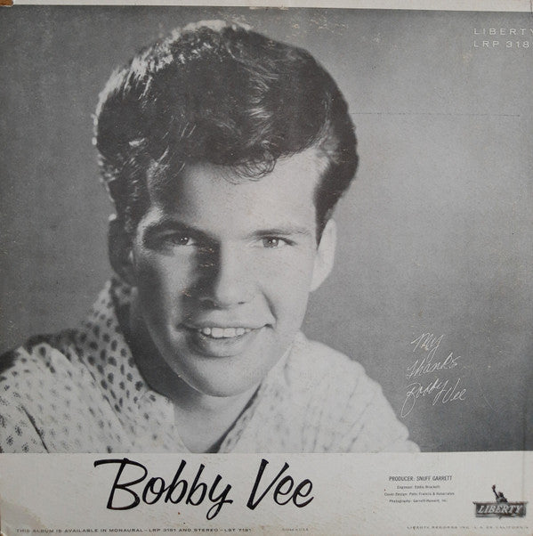 Bobby Vee : Bobby Vee (LP, Album, Mono, Ind)