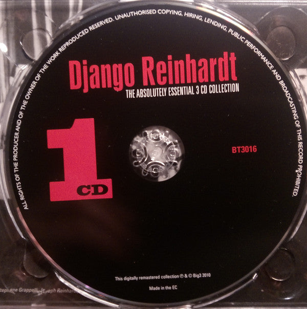 Django Reinhardt : The Absolutely Essential 3 CD Collection (3xCD, Comp, RM)