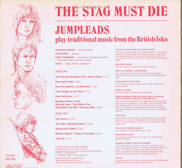 Jumpleads : The Stag Must Die (LP, Album)