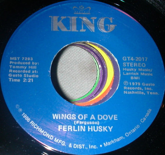 Ferlin Husky : Wings Of A Dove / I Feel Better All Over (7", Single)