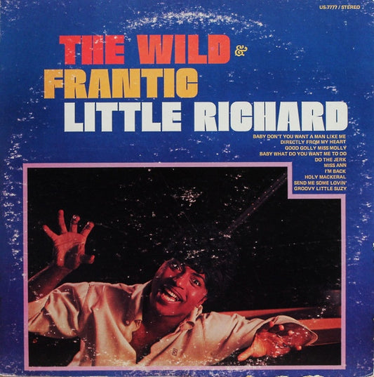 Little Richard : The Wild & Frantic Little Richard (LP, Album, RE)