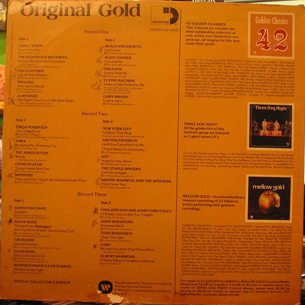 Various : Original Gold (3xLP, Comp)