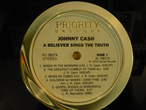 Johnny Cash : A Believer Sings The Truth Volume One (LP, Album)