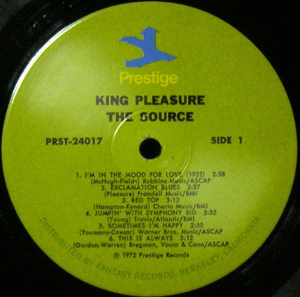 King Pleasure : The Source (2xLP, Comp, RM)