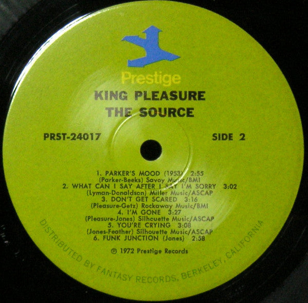 King Pleasure : The Source (2xLP, Comp, RM)