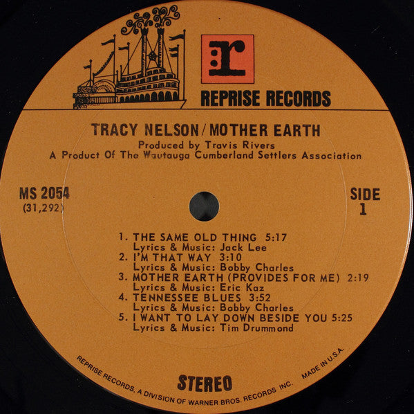 Tracy Nelson / Mother Earth (4) : Tracy Nelson / Mother Earth (LP, Album, Pit)