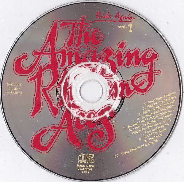 The Amazing Rhythm Aces : Ride Again vol. 1 (CD, Album)