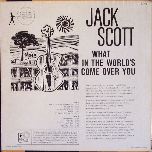 Jack Scott : What In The World's Come Over You (LP, Album, Mono)
