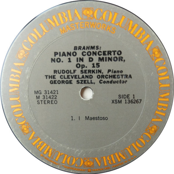 Brahms*, Serkin* / Szell*, The Cleveland Orchestra : The Piano Concertos (2xLP, Comp, RE, Ter)