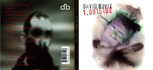 David Bowie : 1. Outside (The Nathan Adler Diaries: A Hyper Cycle) (CD, Album, Promo, Dig)
