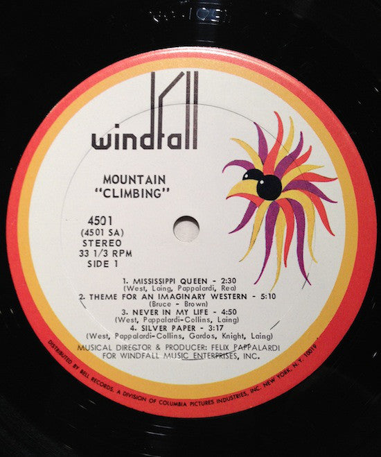 Mountain : Climbing! (LP, Album, Gat)