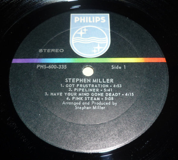 Stephen Miller* : Stephen Miller (LP, Album)
