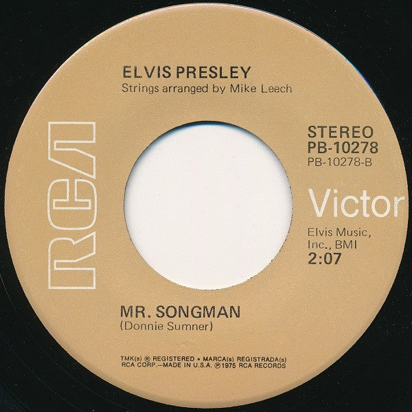 Elvis* : T-R-O-U-B-L-E / Mr. Songman (7", Single, Ind)