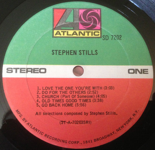 Stephen Stills : Stephen Stills (LP, Album, RI )