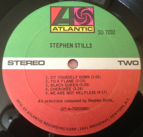 Stephen Stills : Stephen Stills (LP, Album, RI )
