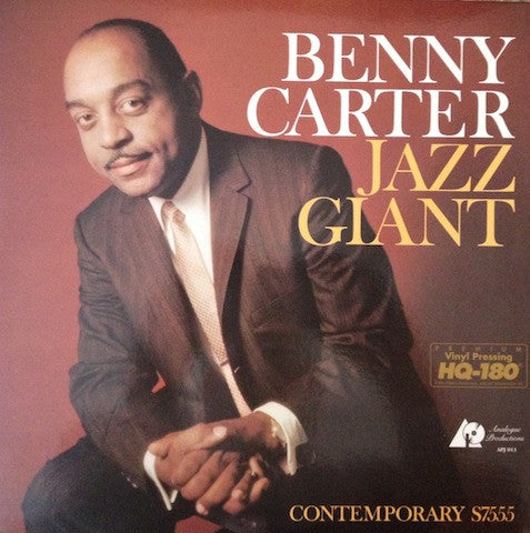 Benny Carter : Jazz Giant (LP, Album, Ltd, RE, RM, 180)