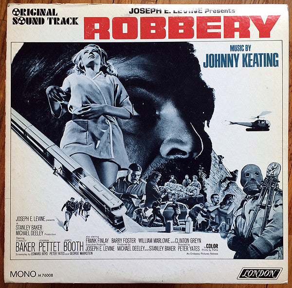 Johnny Keating & His Orchestra* : Robbery (Original Sound Track) (LP, Mono)