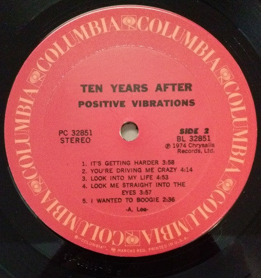 Ten Years After : Positive Vibrations (LP, Album, Pit)