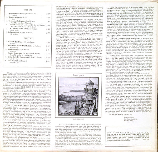 Various : Homegrown II (LP, Album)