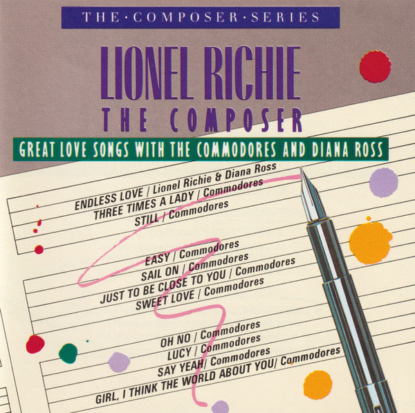 Lionel Richie : The Composer: Great Love Songs With The Commodores And Diana Ross (CD, Comp)