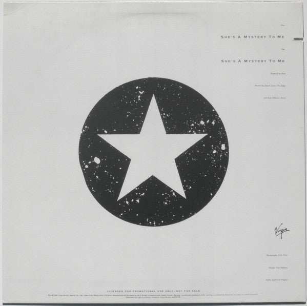 Roy Orbison : She's A Mystery To Me (12", Promo)