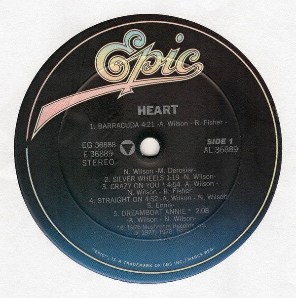 Heart : Greatest Hits / Live (2xLP, Comp, RE, Car)
