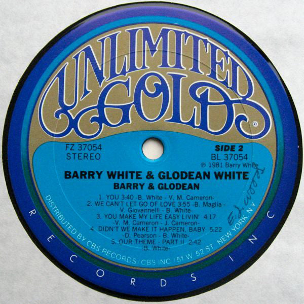 Barry White & Glodean White : Barry & Glodean (LP, Album)