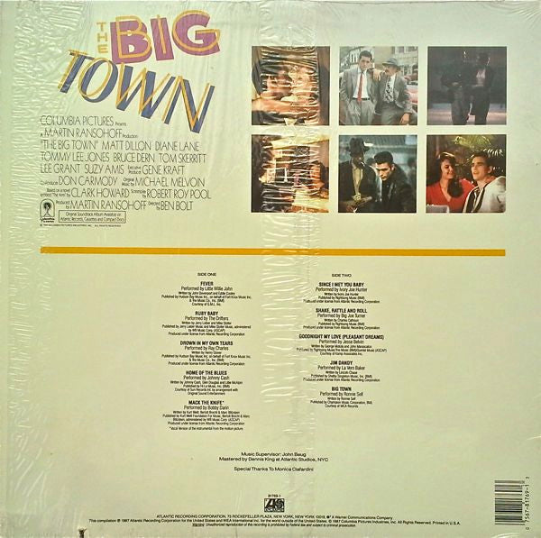 Various : The Big Town (Original Motion Picture Soundtrack) (LP, Comp, Spe)