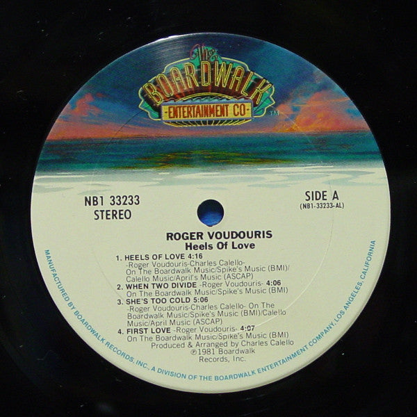 Roger Voudouris : On The Heels Of Love (LP, Album, San)