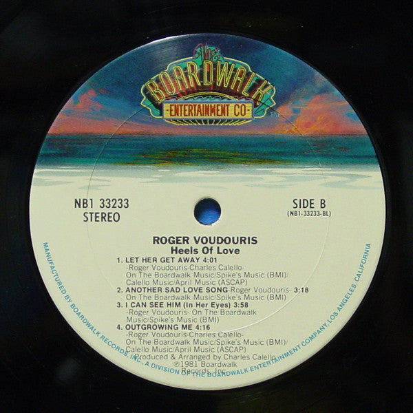 Roger Voudouris : On The Heels Of Love (LP, Album, San)