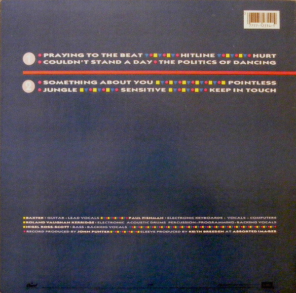 Re-Flex (2) : The Politics Of Dancing (LP, Album)