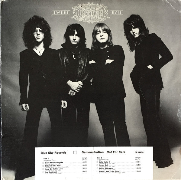 Derringer (2) : Sweet Evil (LP, Album, Promo, Ter)
