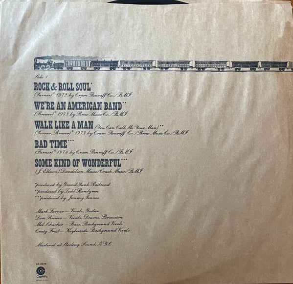 Grand Funk Railroad : Grand Funk Hits (LP, Comp, Club, Ter)