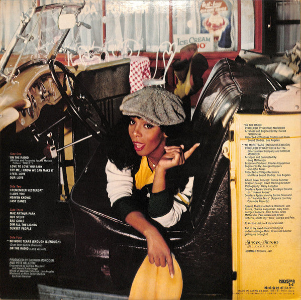 Donna Summer : On The Radio: Greatest Hits Vol. 1 & 2 (2xLP, Comp, P/Mixed)