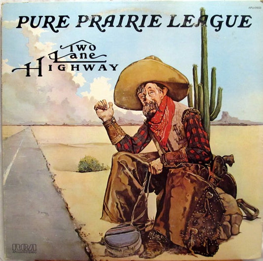 Pure Prairie League : Two Lane Highway (LP, Album, Hol)