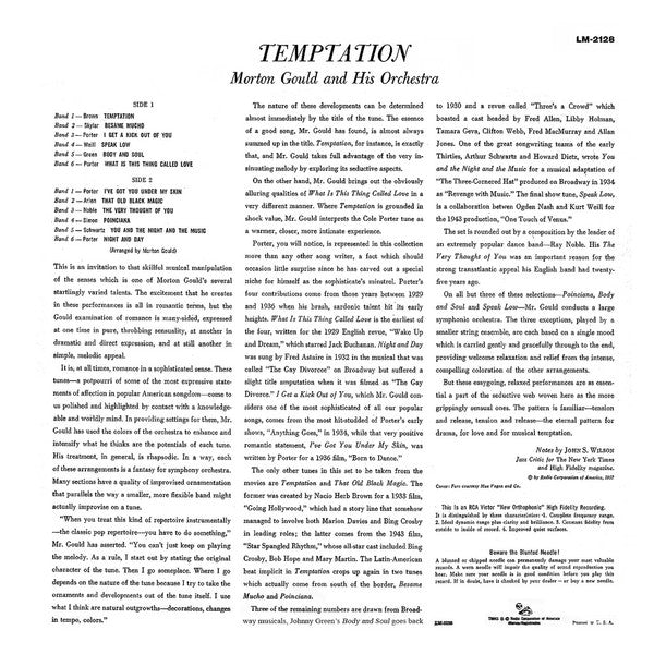 Morton Gould : Temptation (LP, Mono)