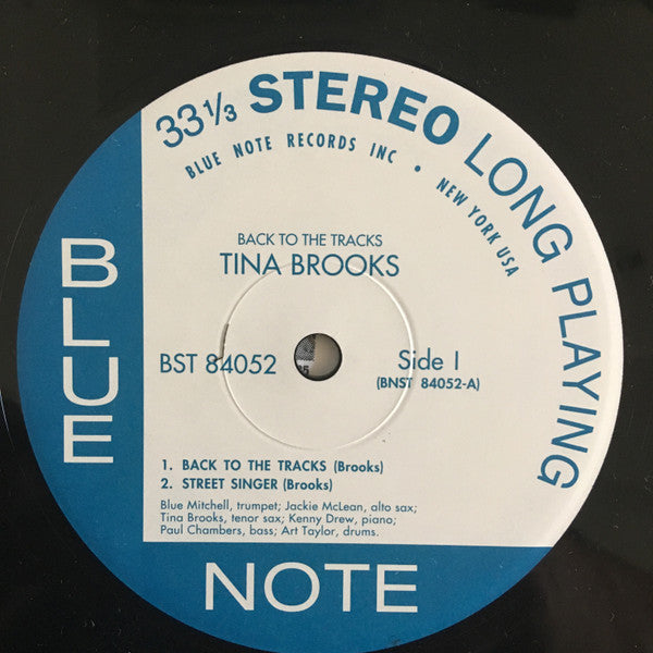 Tina Brooks : Back To The Tracks (LP, Album, RE, 180)